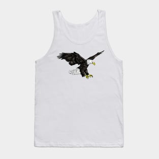 Bald Eagle Print Tank Top